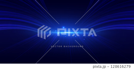Technology futuristic lines glowing on dark blue background. Technology futuristic lines glowing on dark blue background. 128616279