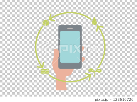 帶著智慧型手機旅行的圖片 128616726