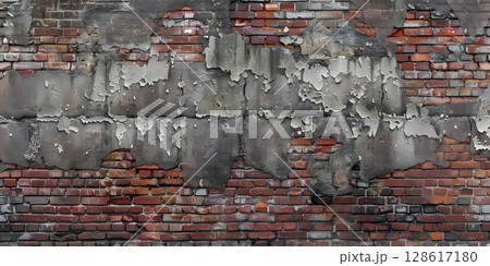 Vintage Brickwork: Stained and Aged Background with Character, Weathered Elegance: Aged Bricks Background for Texture-Ai-generated Vintage Brickwork: Stained and Aged Background with Character, Weathered Elegance: Aged Bricks Background for Texture-Ai-generated 128617180