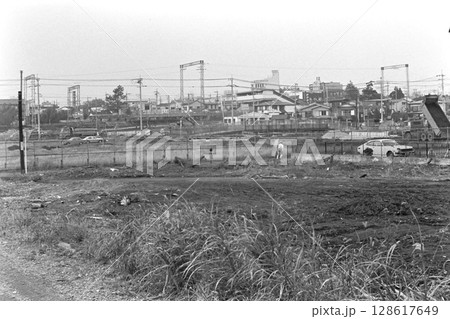 田園都市線、中央林間への延伸工事が始まった頃の小田急中央林間駅付近、1982年11月20日 128617649