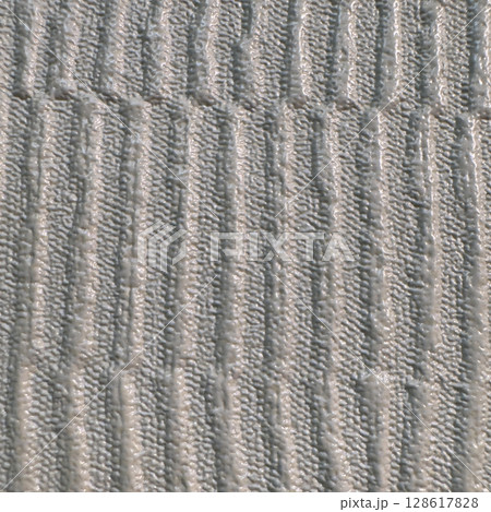 明るい縦溝コンクリート壁のテクスチャ（正方形） 128617828