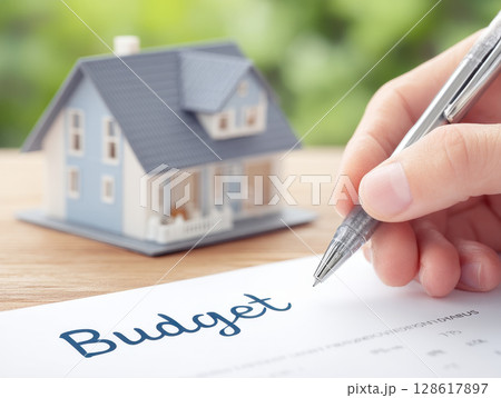 Family budget planning is essential for managing expenses and securing comfortable home future with careful financial decisions and organized money management 128617897