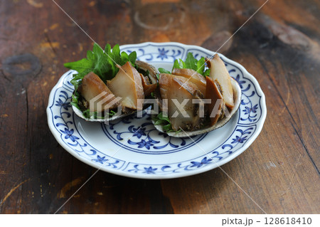 トコブシのうま煮 128618410