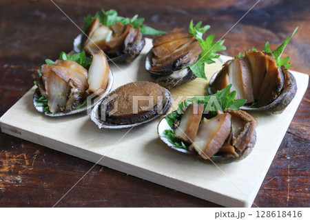 トコブシのうま煮 トコブシのうま煮 128618416