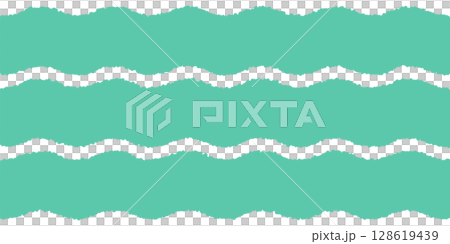 Background material of mint green thick wavy lines drawn with crayon Background material of mint green thick wavy lines drawn with crayon 128619439