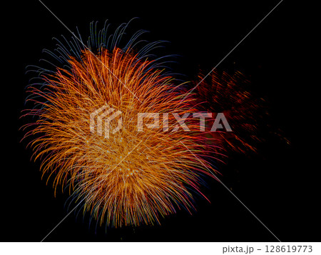 仙台七夕祭りの花火 128619773