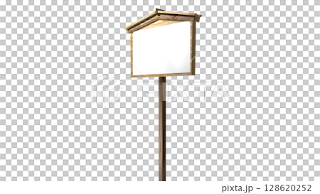 Retro plates and bulletin boards (long shot) 128620252