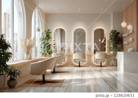 おしゃれな美容室 128620631