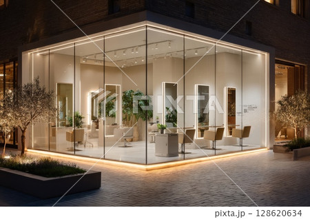 おしゃれな美容室 128620634