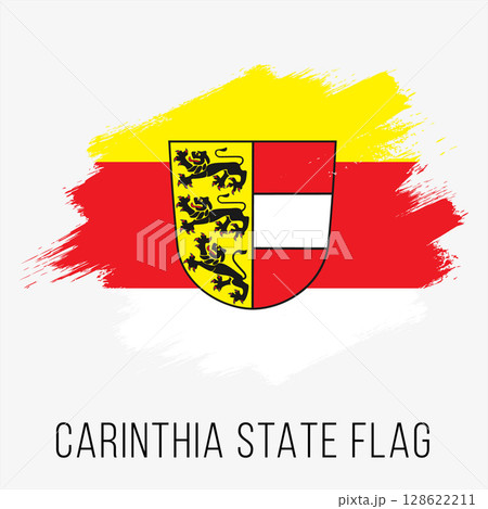 Austria States Carinthia Vector Flag Design Template. Carinthia Flag for Independence Day. Grunge Carinthia Flag Austria States Carinthia Vector Flag Design Template. Carinthia Flag for Independence Day. Grunge Carinthia Flag 128622211