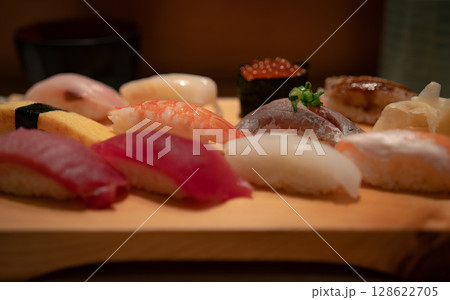 日本の食文化　お寿司 128622705