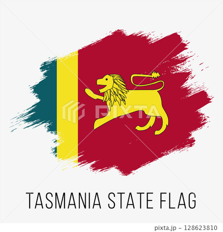 Australian State Tasmania Vector Flag Design Template. Tasmania Flag for Independence Day. Grunge Tasmania Flag Australian State Tasmania Vector Flag Design Template. Tasmania Flag for Independence Day. Grunge Tasmania Flag 128623810