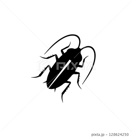Cockroach Icon Flat Graphic Design 128624250