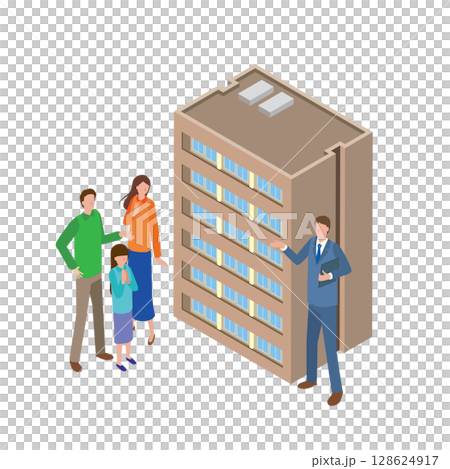 房地產工作人員介紹公寓 128624917