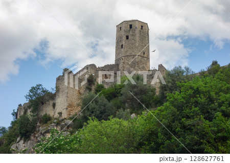 Pocitelj fortress, historic village north of Capljina in southern Bosnia and Herzegovina, Europe Pocitelj fortress, historic village north of Capljina in southern Bosnia and Herzegovina, Europe 128627761