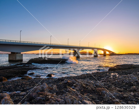 長州出島大橋 長州出島大橋 128630329