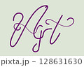 Elegant Flourish Script Typography with Decorative Swashes and Smooth Monoline Calligraphic Style 128631630