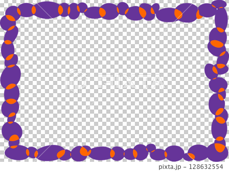 Halloween Frame - Distorted Chain Pattern Frame 3 Halloween Frame - Distorted Chain Pattern Frame 3 128632554