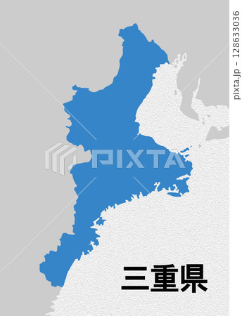 日本地図 三重県 日本地図 三重県 128633036