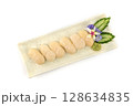 Japanese Hotate Sushi fresh Scallops 128634835