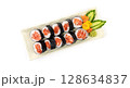 Salmon Maki Japanese food 128634837
