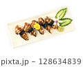 Unagi Sushi with Sauce Japanese food 128634839