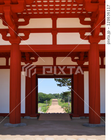 多賀城南門(多賀城跡)【宮城県多賀城市】 多賀城南門(多賀城跡)【宮城県多賀城市】 128636117