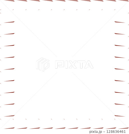 Ship on the sea childish frame. Sailing boat illustration with empty space for your text. Baby shower design 128636461