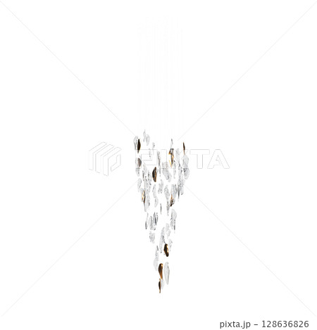 crystal chandelier for the interior isolated on transparent background, home lighting, 3D illustration, cg render crystal chandelier for the interior isolated on transparent background, home lighting, 3D illustration, cg render 128636826