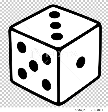 サイコロの出目 128638118