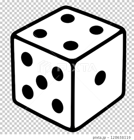サイコロの出目 128638119