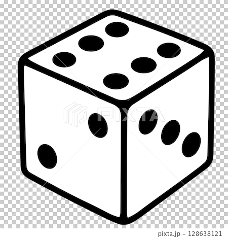 サイコロの出目 128638121