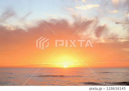 河原子海岸の夜明け 河原子海岸の夜明け 128638145