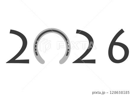 2026年午年年賀状 128638185