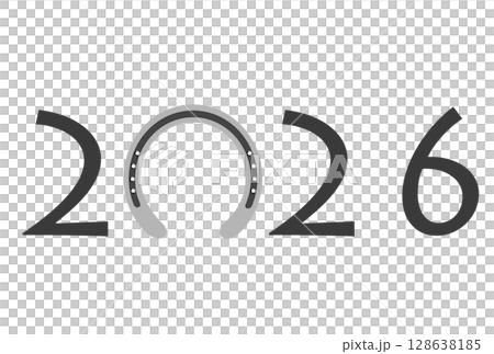 2026年午年年賀状 128638185
