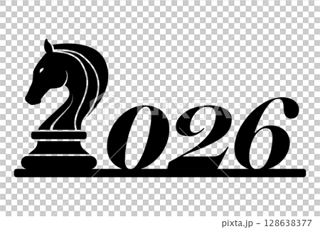 2026年午年年賀状 128638377