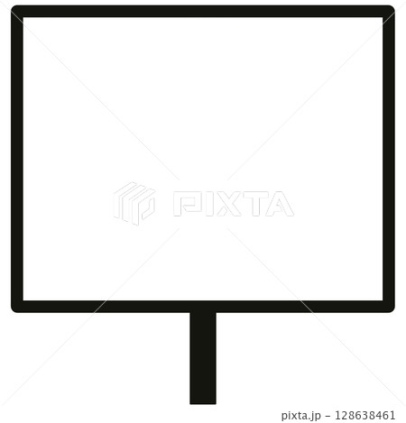 プラカード「AI生成画像」 プラカード「AI生成画像」 128638461