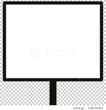 プラカード「AI生成画像」 プラカード「AI生成画像」 128638461