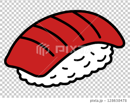 まぐろの握り「AI生成画像」 128638478