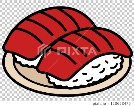 Tuna nigiri "AI generated image" Tuna nigiri "AI generated image" 128638479