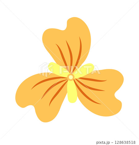 Wild and garden flowers, leaves. Modern vector botanical illustrations in trendy bright colors on white background. hand drawn floral design elements Wild and garden flowers, leaves. Modern vector botanical illustrations in trendy bright colors on white background. hand drawn floral design elements 128638518