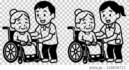 Nursing care "AI generated images" 128638721