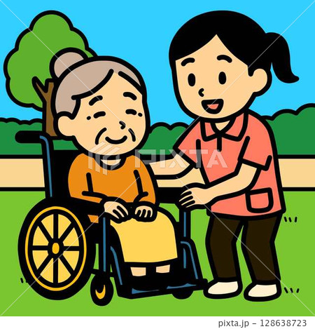 介護「AI生成画像」 128638723