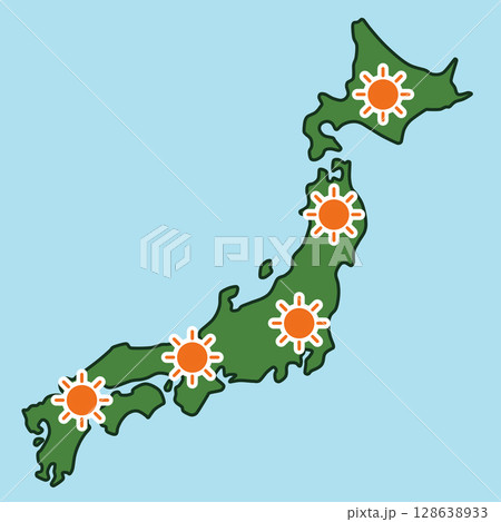 天気予報のイメージ「AI生成画像」 128638933