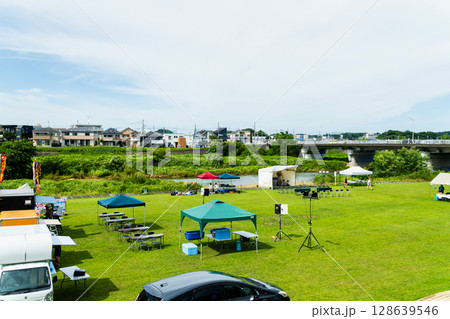 夏のイベント　燈篭流し 128639546