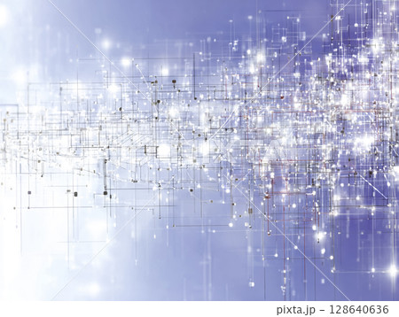 光り輝く線のイラスト背景 128640636