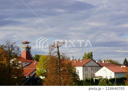 ポーランドの京都クラクフ旧市街地周辺風景 ポーランドの京都クラクフ旧市街地周辺風景 128640705
