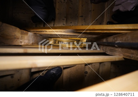 ポーランドの京都クラクフ旧市街地周辺風景 128640711