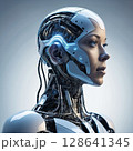 ウーマン型人工知能サイボーグ 128641345