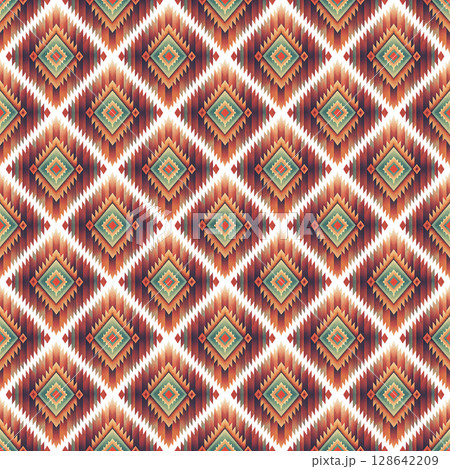 vector seamless pattern. ethnic background. tribal pattern 128642209